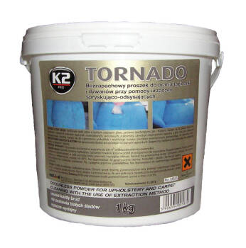K2 TORNADO PROSZEK DO CZYSZCZENIA TAPICERKI 1KG