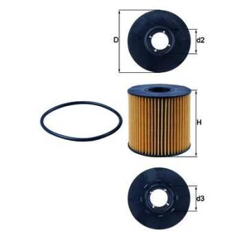 KNECHT FILTR OLEJU OX 210D