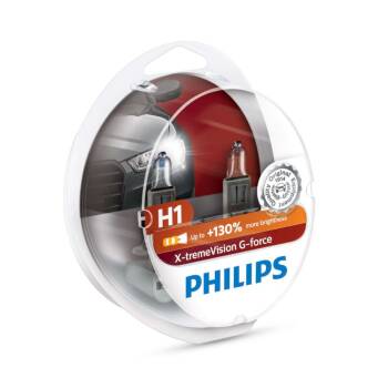 ŻARÓWKA H1 12V 55W X-TREME VISION G-FORCE 2 SZT. PHILIPS