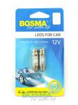 ŻARÓWKA 12V 4XLED STANDARD SV8,5 10X36MM BIAŁA 6000K 2 SZT.