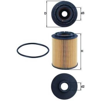 OX160D FILTR OLEJU