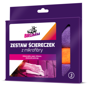 ZESTAW ŚCIERECZEK Z MIKROFIBRY 3 SZT.