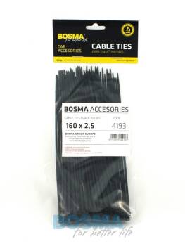 OPASKA KABLOWA 160X2.5 CZARNA 100SZT