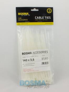 OPASKA KABLOWA 140X3.6 BIAŁA 100 SZT.