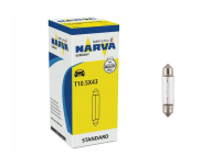 ŻARÓWKA 12V 10W T10.5X43 NARVA