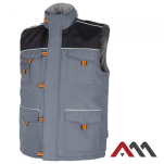 BEZRĘKAWNIK OCIEPLANY PROF-TOP GREY ROZMIAR XL