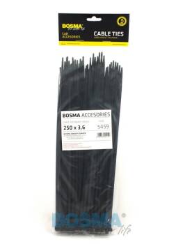 OPASKA KABLOWA 250X3.6 CZARNA 100 SZT.