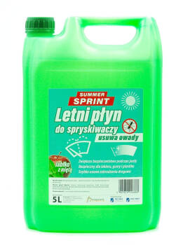 SUMMER SPRINT PŁYN DO SPRYSKIWACZY LETNI JABŁKO Z MIĘTĄ 5L