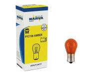 ŻARÓWKA 24V 21W PY21W BAU15S AMBER HEAVY DUTY NARVA