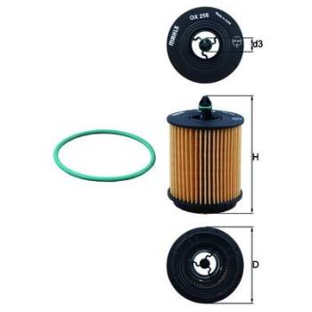 KNECHT FILTR OLEJU OX 258D
