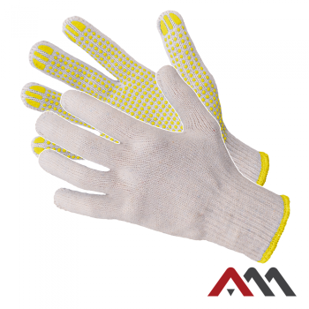 RĘKAWICE RND400 YELOW NAKRAPIANE