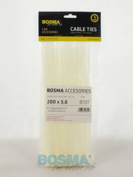 OPASKA KABLOWA 200X3.6 BIAŁA 100 SZT.