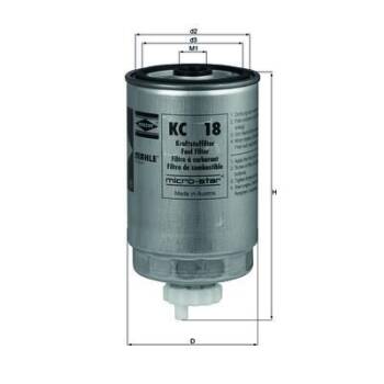 KNECHT FILTR PALIWA KC189