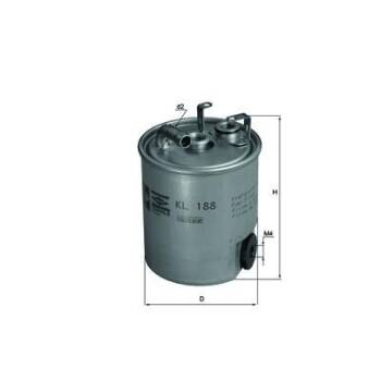KNECHT FILTR PALIWA KL188