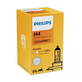 ŻARÓWKA H4 12V 60/55W VISION P43T PHILIPS 