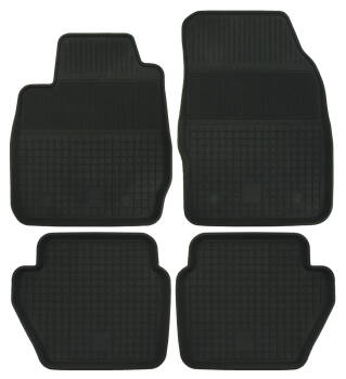 DYWANIK P26 CZARNY GUMOWY KPL