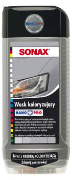 SONAX NANO PRO WOSK KOLORYZUJĄCY SREBRNY 500ML