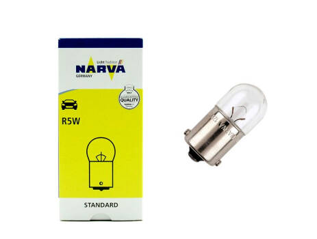 ŻARÓWKA 12V 5W R5W BA15S NARVA