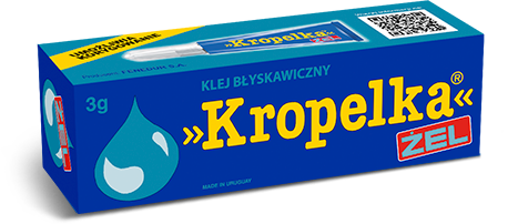 KROPELKA ŻEL KLEJ BŁYSKAWICZNY 3ML