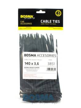 OPASKA KABLOWA 140X3.6 CZARNA 100 SZT.