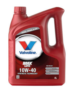 VALVOLINE MAXLIFE 10W40 4L