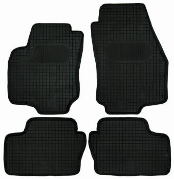 DYWANIK P06 GUMOWY CZARNY KPL