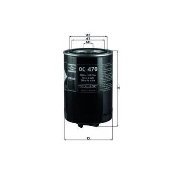 KNECHT FILTR OLEJU OC 470