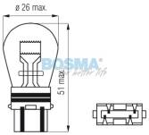 ŻARÓWKA 12V 32/2CP P27/7W S25Q BOSMA