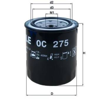 KNECHT FILTR OLEJU OC 275