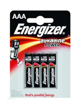 ENERGIZER BATERIA LR3/AAA 4 SZT. 