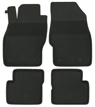DYWANIK P15 CZARNY GUMOWY KPL