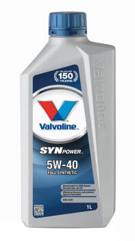 VALVOLINE SYNPOWER  5W40 1L