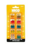 BEZPIECZNIKI PŁYTKOWE KOMPLET 10 SZT. HICO