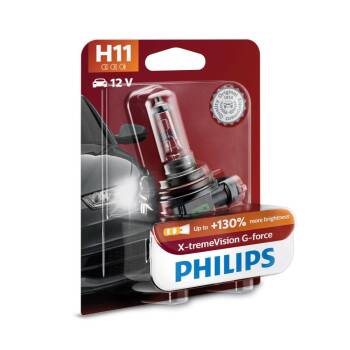 ŻARÓWKA 12V H11 X-TREME VISION G-FORCE 55W PHILIPS