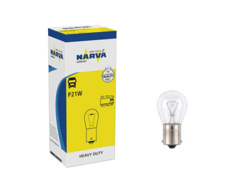 ŻARÓWKA 24V 21W P21W HEAVY DUTY BA15S NARVA