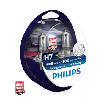 ŻARÓWKA H7 12V RACING VISION +150% 2 SZT.PHILIPS 