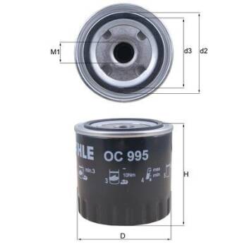 OC 995 FILTR OLEJU