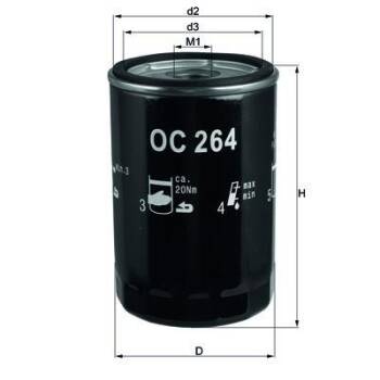KNECHT FILTR OLEJU OC 264