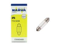 ŻARÓWKA 12V 10W T10.5X38 NARVA