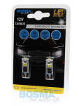 ŻARÓWKA 12V 3XLED SMD5050 T10 BIAŁA 6000K BOSMA 4144