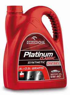 ORLEN PLATINUM CLASSIC SYNTHETIC DIESEL 5W40 4.5L