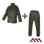 KOMPLET PRZECIWDESZCZOWY GREEN NYLON ROZMIAR L